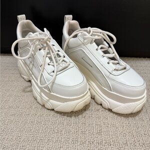 Windsorsmith White Platform Sneakers